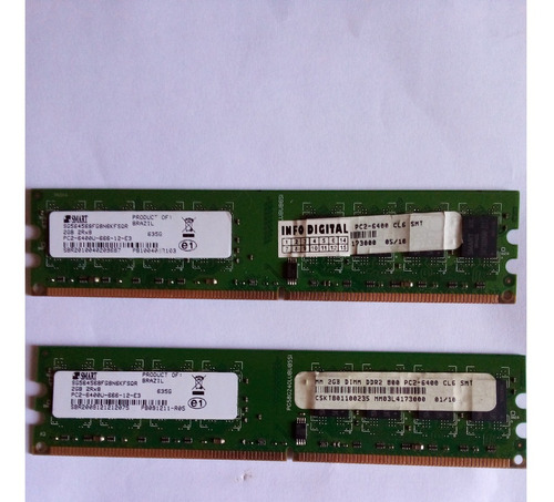 Memória Smart 2 Gb Ddr2 Para Pc