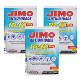 Jimo Antiumidade Refil Evita Maus Odores Mofo 450g Kit C/3