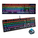 Teclado Mecanico Hp Gk320 Qwerty Gamer Rgb Español Rainbow