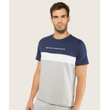 Camiseta Hombre Patprimo Gris Algodón M/c 44090715-51