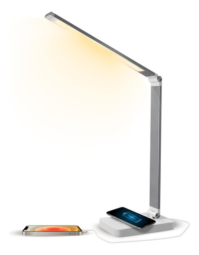 Lámpara De Mesa Led De Escritorio Plegable Con Cargador