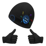 Gorra Para Auriculares Inalámbricos Bluetooth+guantes Táctil