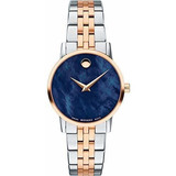 Museum Classic Blue Mother Of Pearl Dial Two-tone Ladies Wat