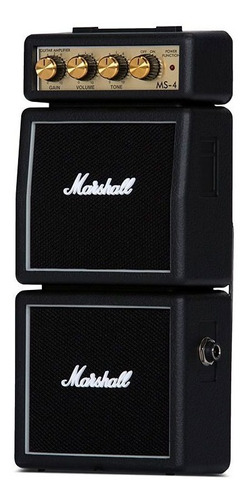 Amplificador Marshall Micro Amp Ms-4 Bk Para Guitarra De 2w