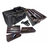 Pedalboard 35x20+elétrica+cabo+bag Semi Case+kit Jack+fonte