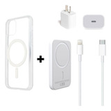 Funda + Batería Magsafe + 20w +usbc Compatibles Con iPhone..