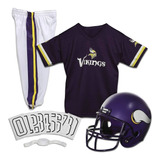 Uniforme Casco Jersey Disfraz Nfl Minnesota Vikings Niños