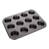 Molde Muffins Cupcakes X 12 Reposteria Fuente Antiadherente 