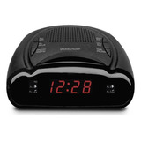 Radio Reloj Led Con Alarma Audiopro Color Negro Ap02088