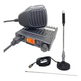 Rádio Px Voyager 40 Canais + Antena Portatil Am/fm Ptt Beep