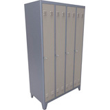 Guardarropa Metalico 4 Puertas Largas Locker-vestuario Nuevo