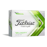 Pelota De Golf Titleist Velocity - Matte Green / Docena Color Verde Lima