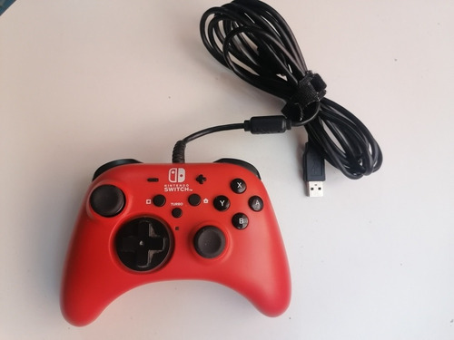 Control Pro Nintendo Switch HoriPad Red Alambrico