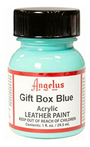 Angelus Pintura Acrílica Gift Box Blue Para Cuero 29.5 Ml