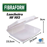 100un- Lancheira De Isopor- Embalagem P/ Delivery- Hf102