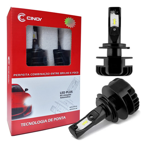 Kit Lampada Super Led Plus Cinoy H13 6000 Lumens 6500k