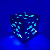 Lámpara Antorcha Minecraft Brownstone Luz Nocturna Led De S