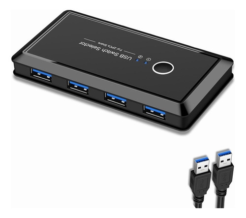 Hub Usb 3.0 De 4 Portas Caja Conmutador 2 Piezas