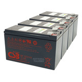 4 Bateria Para Nobreak Apc Back Ups 2200 Csb Gp1272 12v 7ah