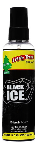 Aromatizante En Spray Aroma Black Ice Little Trees 103 Ml Pz