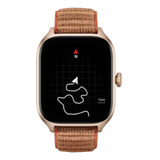 Smartwatch Amazfit Fashion Gts 4 1.75  Caja  Black, Malla  Autumn Brown De  Nailon A2168