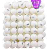 Mapol 100 Pelotas Ping-pong  3 Estrellas Color Blanco