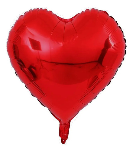 Pack 12 Globos Corazones Rojos Con Varillas Amor 45 Cm