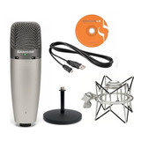 Micrófono Samson C03upk Pack Condenser Usb Grabación *tm