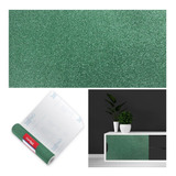 Papel Adesivo Contact Glitter Verde Esmeralda 45cm X 5m