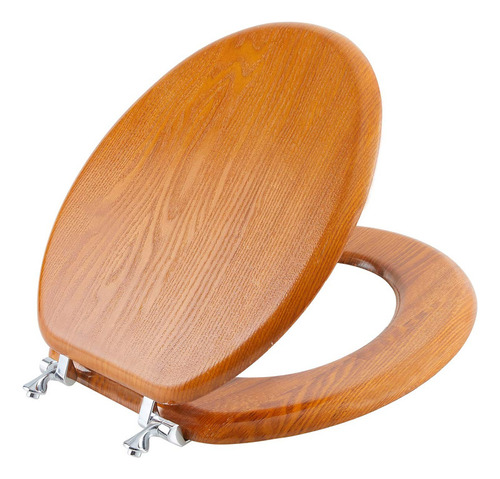 Asiento Para Inodoro  Angel Shield Chapa De Madera Duradera