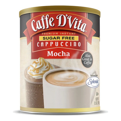 Caffe D'vita Cappuccino Mocha Moca Sin Azucar 241g | Meses sin interés