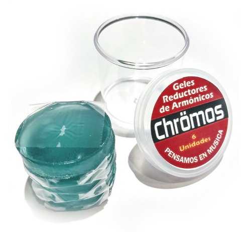 Gel Antiarmonico Chromos Para Bateria X 6 U.