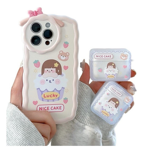 Cake Girl Case 2 Piezas