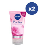 Pack Gel Limpiador Facial Micelar Nivea Rose Care  150 Ml