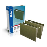 Folder De Papel Oficio Pendaflex Colgante Verde 1 Pq C/25pz