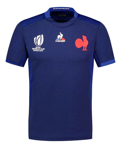 Camiseta Rugby Francia Titular Le Coq Sportif Mundial 2023 