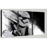 Cuadros Star Wars Stormtrooper 75x45 Cm Tripticos Habitacion