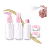 Neceser Set De Viaje X5 Higiene Botellas Cuidado Personal