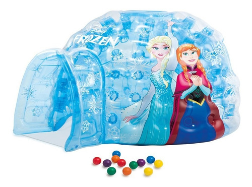 Casita Igloo Intex Inflable De Frozen Color Azul