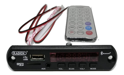 Modulo Mp3 Amplificador Con Control Bluetooth/fm/aux/usb