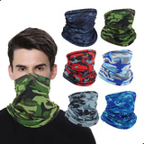 Bandana Mascara Bufanda Exterior Motocicl Tactico Pesca 6pk