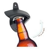 Abridor Destapador Botellas Cerveza Pared + 2 Tornillos