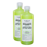 Shampoo Bergamota Florigan 1lt Crecimiento De Cabello Pack 2