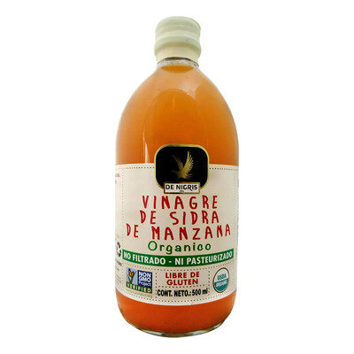 De Nigris Vinagre De Sidra De Manzana Orgánico 500 Ml | MercadoLibre