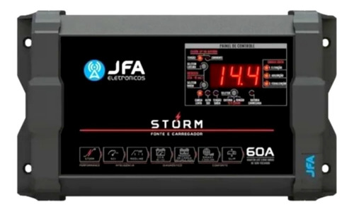 Fonte Carregador 60a Jfa Automotiva Similar Stetsom 60a