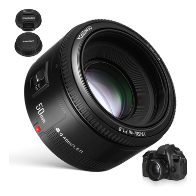 Lente Yongnuo Yn50 Mm F1.8 Para Canon Eos Con Montura Ef, Ca | Envío gratis
