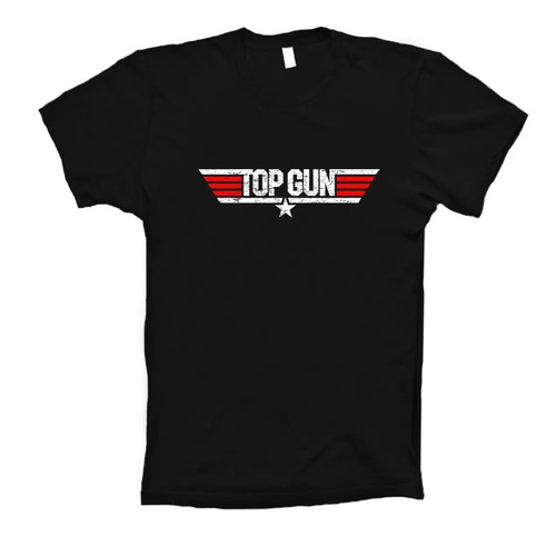 Top Gun Playera Efecto Retro Para Hombre Y Niño