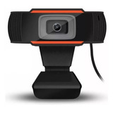 Web Cam Para Pc Usb Con Micrófono Incorporado 720 Mpx Color Negra