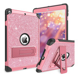 Funda iPad 10.2 Bentoben 9a/8a/7a Gen 3capas/brillante/pink