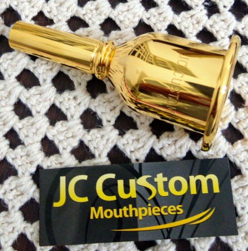 Bocal P/ Tuba Jc Custom Mod. Harmonic 34 Mm Gold